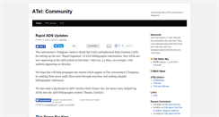 Desktop Screenshot of blogs.astronomerstelegram.org