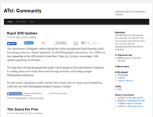 Tablet Screenshot of blogs.astronomerstelegram.org